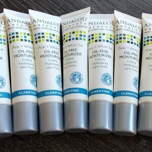 Andalou Naturals Acai + White Tea Oil-Free Moisturizer Bundle of Samples